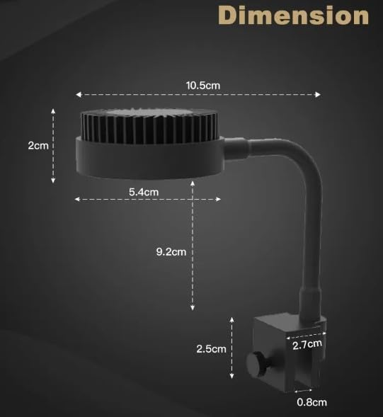 Mini Pro Freshwater Aquarium LED Light with Full Spectrum Lighting, ZL Mini Pro Fresh