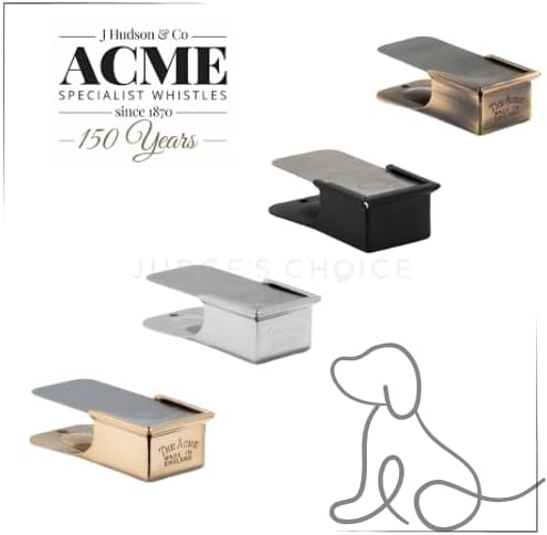 ACME Genuine 470 Dog Training Clicker Cricket - Positive Reinforcement, Loud & Reliable, WWII D-Day Paratrooper Memorabilia. Made in the UK. Solid Brass with a Polished Brass Finish