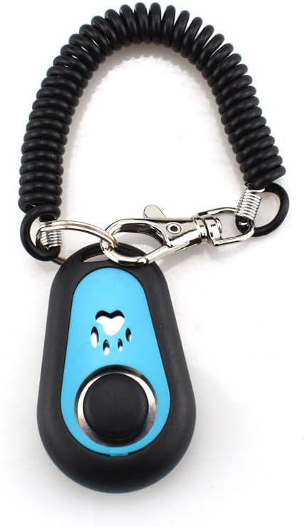 Ruconla Pet Training Clicker with 6 Pack for Dogs/Cats/Horses/Birds or Other Animals - Clickers with Strap for Training
