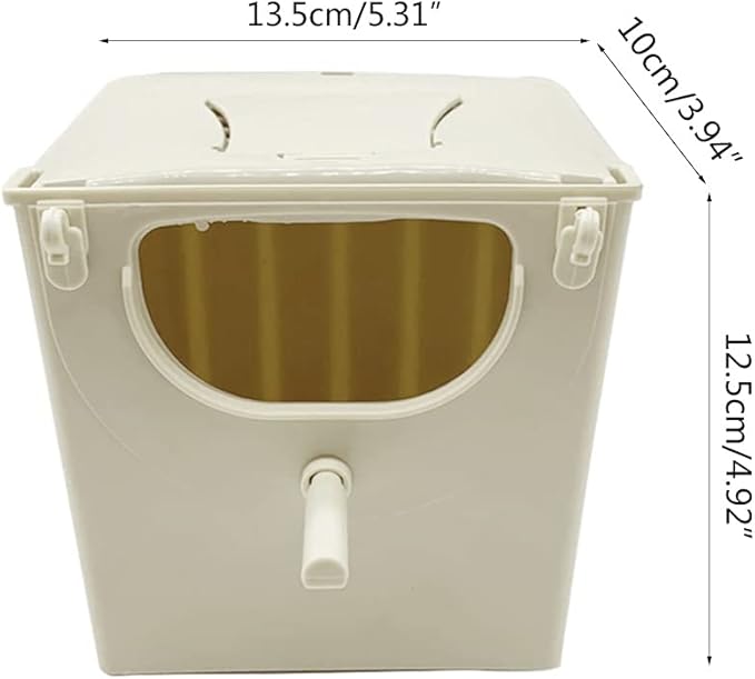 Parrot Breeding Box Hanging Bird Nest Bird Cage House Mating Box for Parakeet Cockatiel Conure