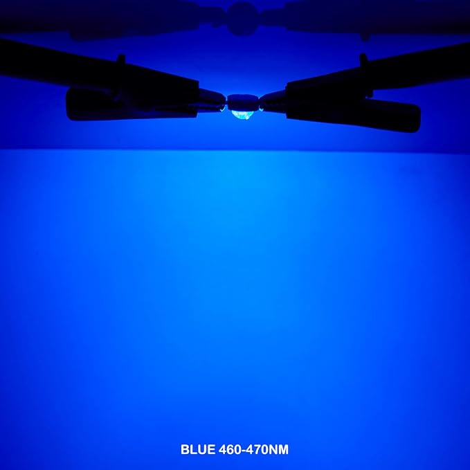 CHANZON High Power Led Chip 10W Blue | (900mA / DC 9V - 11V / 10 Watt) Super Bright Intensity SMD COB Light Emitter Components Diode Bulb Lamp Beads DIY Lighting