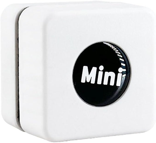 MiOYOOW Magnetic Aquarium Glass Cleaner, Mini Tank Algae Scraper, Non-Floatable, Inner and Outer Synchronized Cleaning for Small Square Fish Tanks