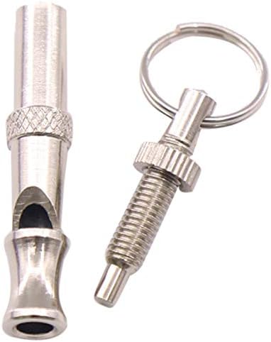 VizGiz 3 Pack Dog Whistle Training to Stop Barking to Make Dogs Come to You Ultrasonic Sound with Adjustable Frequencies Sit Down Recall Repel Silent Bark Control Tool