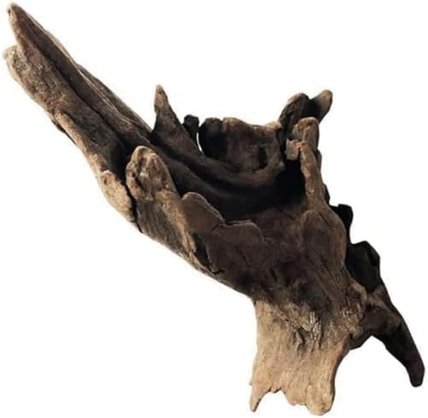 Natural Driftwood Tree Decoration for Aquarium, Fish Tank Plant Stump Ornament, Random Style(5-10cm)