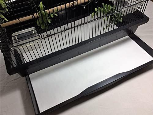 Birdcage Liners - Poly Coated, Medium Sizes, Custom Orders, 60, 100 or 150 Pre-Cut Sheets - Up to 200 Feet of Paper