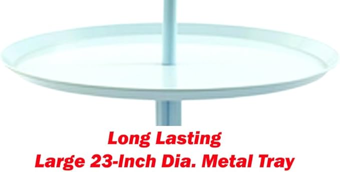 Large 49" Metal Base Parrot Bird Cage Amazon African Grey Macaw Cockatoo Play Metal Stand (White)