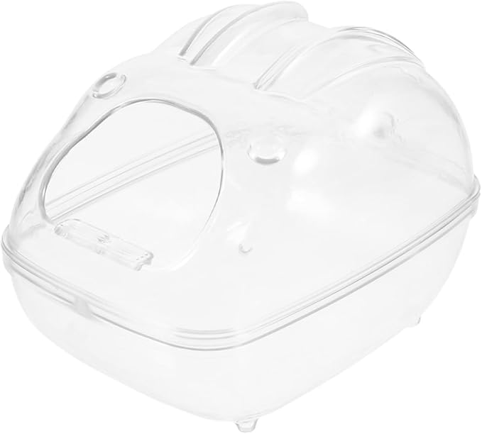 COLLBATH Hamster Bathroom Chinchilla Dust Bath Gerbil Bath Tub Compact Easy Maintenance