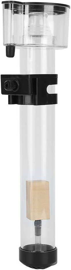 Joyzan Protein Skimmer, Fish Tank Separator Aquariums Acrylic Mini Protein Oil Removal Filter Film Processor Separating Accessory External Hang Back Saltwater Farming Small Coral Aquatic Pet Supplies