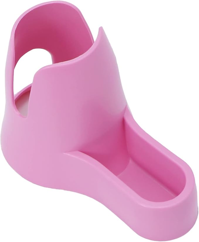 3 in 1 Hamster Hanging Water Bottle Pet Auto Dispenser with Base for Dwarf Hamster Mouse Rat Hedgehog (80ML, Pink)