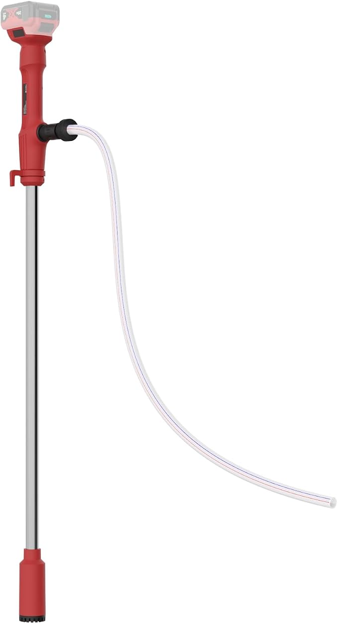 Cordless Stick Water Transfer Pump Compatible with Mil-waukee 18V Battery | Tool Only, 720 GPH Portable Electric Water Pump, Sump Pump, 160W Brushless Utility Water Pump for Pool, Garden, Pond and Boat