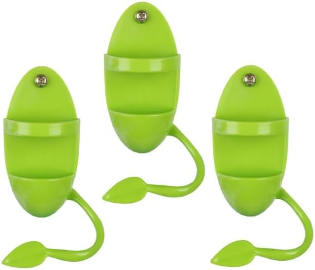 3pcs Cuttlebone Holder for Bird Cage, Plastic Cage Feeding Holder Parakeets, Cockatiels, Budgies and Finches