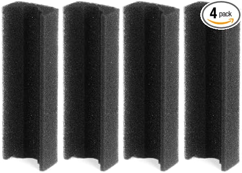 4 Pack H4F-600, CTUV-H4F-600 Aquarium Filter Sponge Replacement Filters