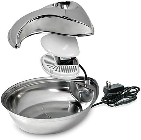 Pioneer Pet Stainless Steel Fountain Raindrop Design , 60oz