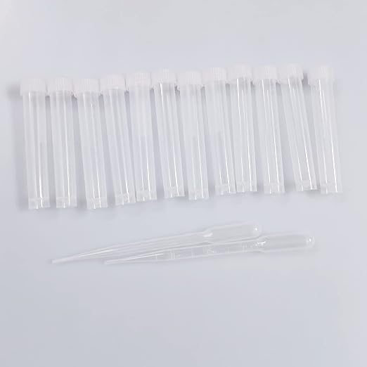 Aquarium Water Quality Kit (10ml Tube x12 + 3ml Dropper x2) - Test Strips Not Included
