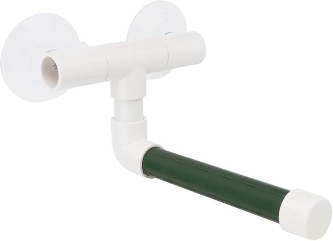 Hypeety Bird Parrot Stand Perch Shower Perch Standing Toy Portable Suction Cup Parrot Bath Stands Suppllies Holder Platform Parakeet Window Wall Hanging Play (2 Suction Cups Green)