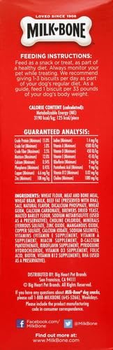 Milk-Bone Original Dog Treats Biscuits for Large Dogs (Packaging May Vary), 24 Ounces (Pack of 2)