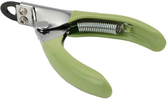 Coastal Pet - Safari Guillotine Dog Nail Trimmer - Double-Bladed Guillotine Style Dog Nail Trimmers - Owner-Friendly Vinyl Grip - for Small to Medium Dogs - Small (5" L x 3" W)