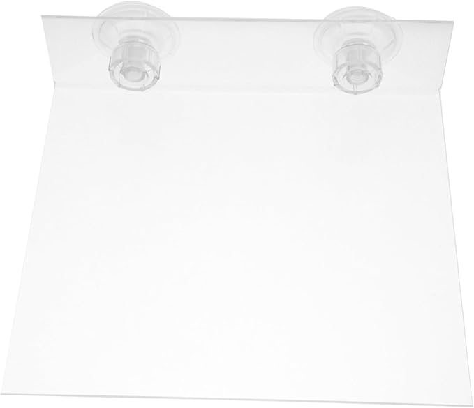 HANABASS Suction Cup Parrot Stand Platform Portable Acrylic Bird Perch for Windows Showers and Walls Flat Bird Stand for Small to Medium Parrots Parakeets Cockatoos and Macaws