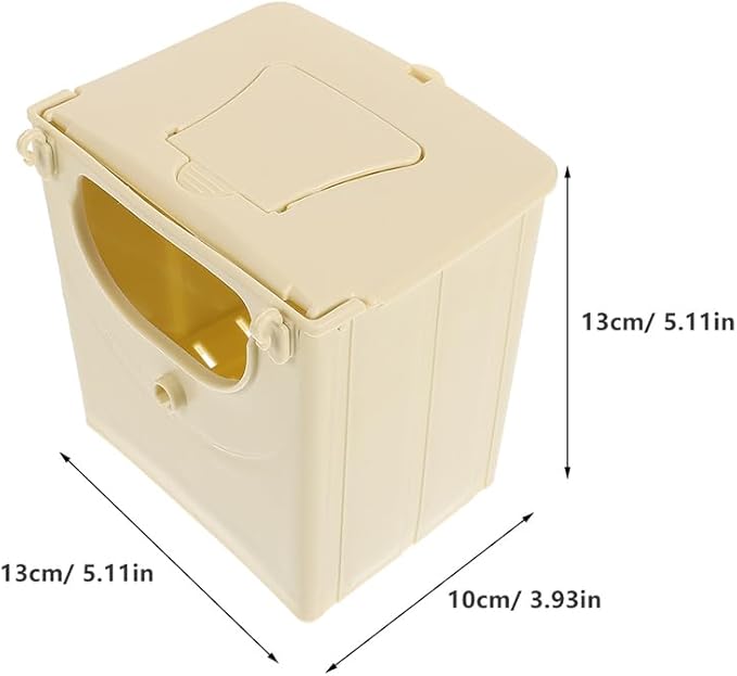 BESPORTBLE 5pcs Box Bird Breeding Box Bird Nesting House Plastic Nest Parakeet Cage Small House Plastic Cage Sleeping s House Pet Supply