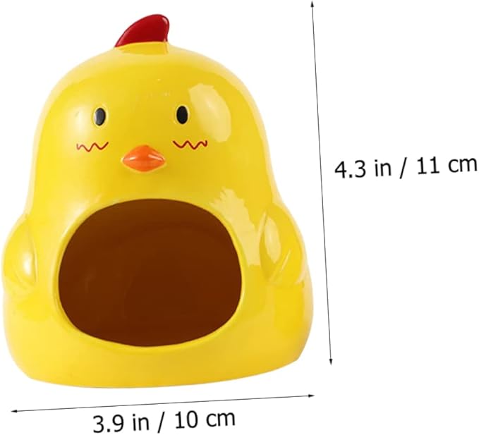 Toddmomy Ceramic Nest for Hamster Guinea Pig Hideaway Small Animal House Accessory