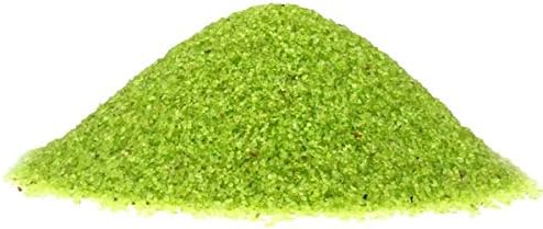 2 lbs Bright Fine Floral Sand for Vases, Planters and Pots, Terrariums, Aquariums, Fairy Garden, and Arts & Crafts - 13 Colors Available (Citrus Lime)