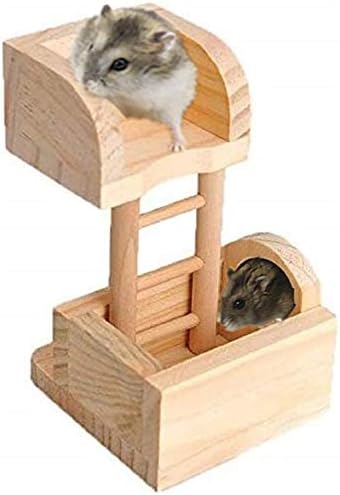 Litewoo Hamster Hideout Chewable Toys Wooden Accessories—— Ladder