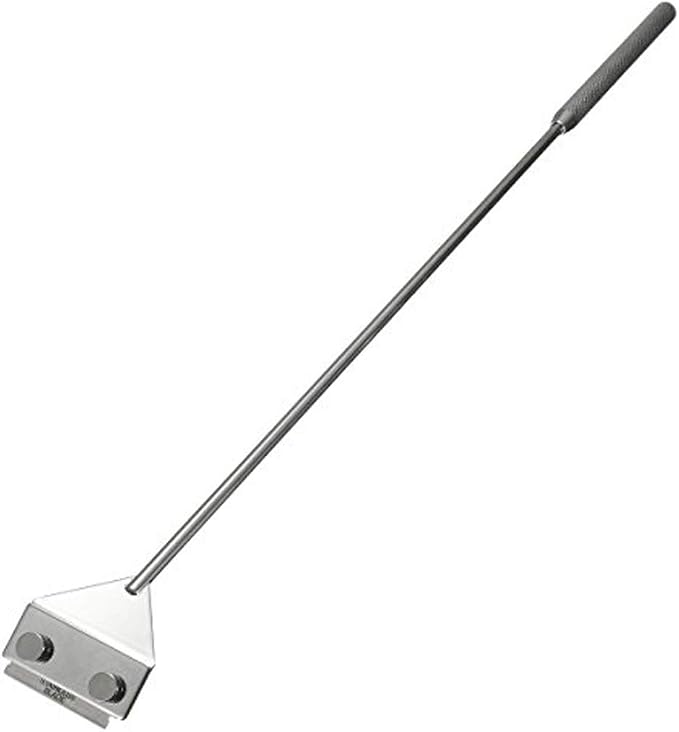 Stainless Steel Algae Scraper Cleaner with 10 Blades for Aquarium Fish Plant Glass Tank