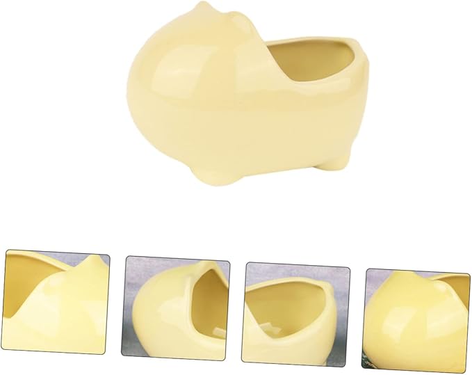 Ceramic Hamster Bath Tub Guinea Pig Bathtub Pet Dust Bath Chinchilla House Multi-Purpose Nest Bed