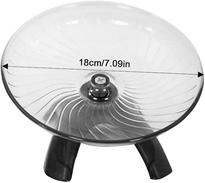 Hamster Wheel, Hermit Crab Climbing Toys Silent Exercise Running Wheel, 18cm Small Animal Exercise Wheels Hermit Crabs Wheel for Hamsters, Gerbils, Mice or Other Small Animals