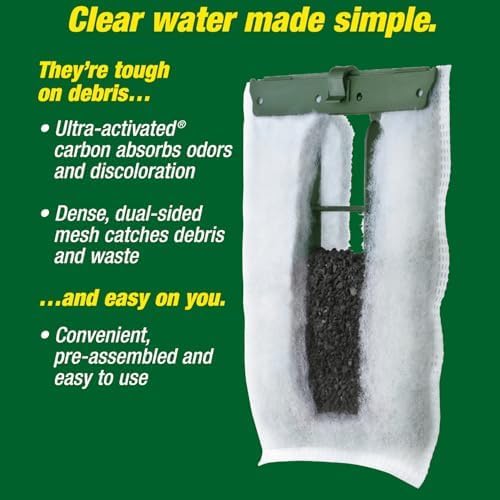 Tetra ReptoFilter Medium Filter Cartridges for Terrariums, 3 Count | For TetraFauna ReptoFilter 20 gal, Viquarium & Decorative ReptoFilter, Removea Debris, Waste & Odors, Replace Every 4 Weeks