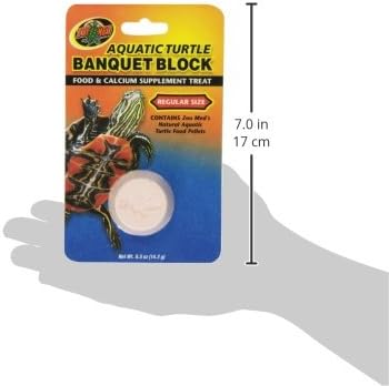 Zoo Med Aquatic Turtle Banquet Block , 0.5 Ounce (Pack of 1)