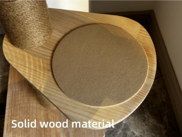 Floor to Ceiling Cat Trees for Kittens＆Large Cats with Natural Rope, Tall Cat Tree to Ceiling,Adjustable Height 82-112 Inches, DIY Wooden Tower Condo, Tall Cat Activity Tree(Deluxe Style 2)