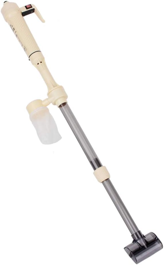 Ejoyous Aquarium Gravel Cleaner, Electric Automatic Fish Gravel Vacuum Cleaning Battery Operated Siphon Pump Water Changer for Fish