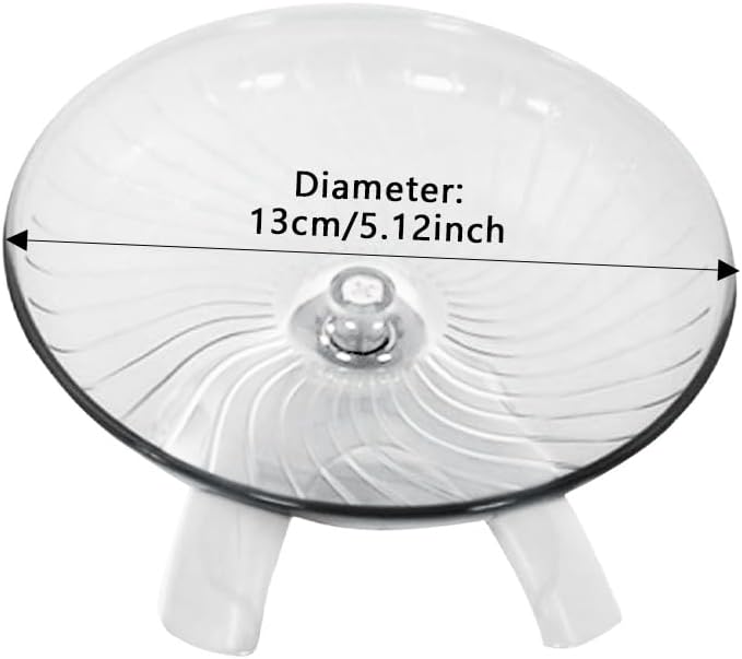 Hamster Wheel, Hermit Crab Climbing Toys Silent Exercise Running Wheel, 13cm Small Animal Exercise Wheels Hermit Crabs Wheel for Hamsters, Gerbils, Mice or Other Small Animals