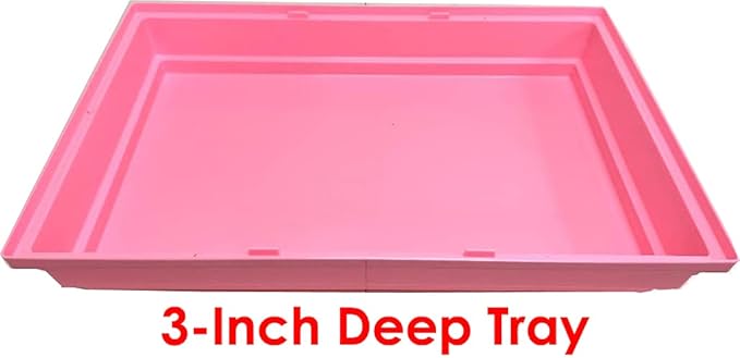 Pink Large Multi-Floors Hamster Mansion Mouse Habitat Gerbil Home Rat House Small Animal Critter Cage