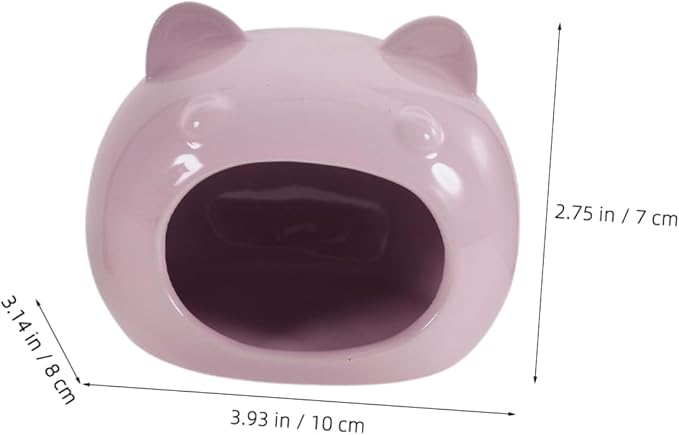 Small Pet Hideout Ceramic Hamster House Rats Guinea Pigs Hedgehogs Comfortable Bed