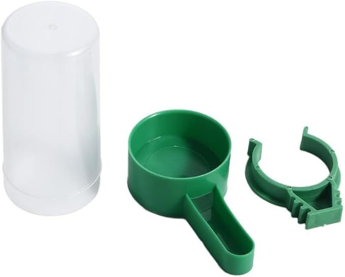 Bird Feeder 2PCS Plastic Bird Water Drinker Hanging Food Dispenser Automatic Drinking Fountain Bird Supplies Parrot Feeding Tool Bird Cage Accessories