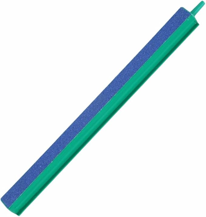 Green Air Stone Bar Fine Bubble Diffuser for Aquarium Air Pump Even Oxygenation and Heat Dissipation(20CM)