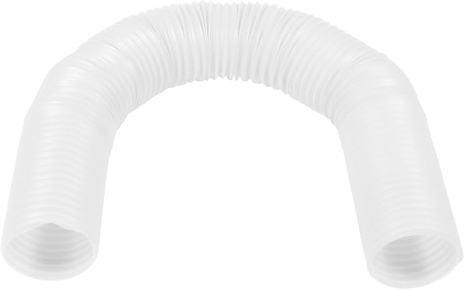 Milisten Expandable Hamster Tunnel - 3.3ft Long Transparent Pet Play Tube for Small Animals | Flexible Exercise Hideout & Interactive Toy for Ferrets, Guinea Pigs, Rats, Gerbils and Mice (Clear White)