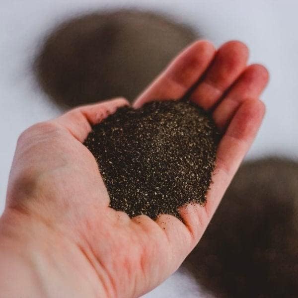 Real Lava Sand - Screened, Washed, Dried and Sanitized - Great for Heating Pads, Cooling Pads, Crafts, and Aquariums (3 lb Bag)