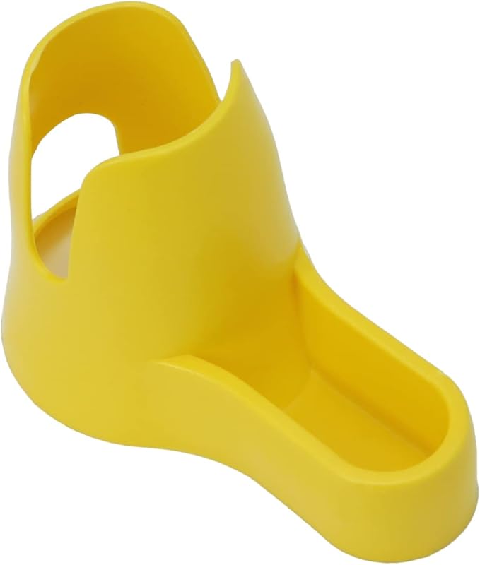 3 in 1 Hamster Hanging Water Bottle Pet Auto Dispenser with Base for Dwarf Hamster Mouse Rat Hedgehog (125ML, Yellow)