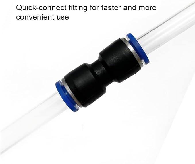 Aquarium Siphon Water Changer Kit Manual Gravel Vacuum with 5.25ft Hose 2 Rigid Tubes Total 7.2ft Air Bulb Flow Control Valve Duck Bill Head for Fresh and Saltwater Tanks
