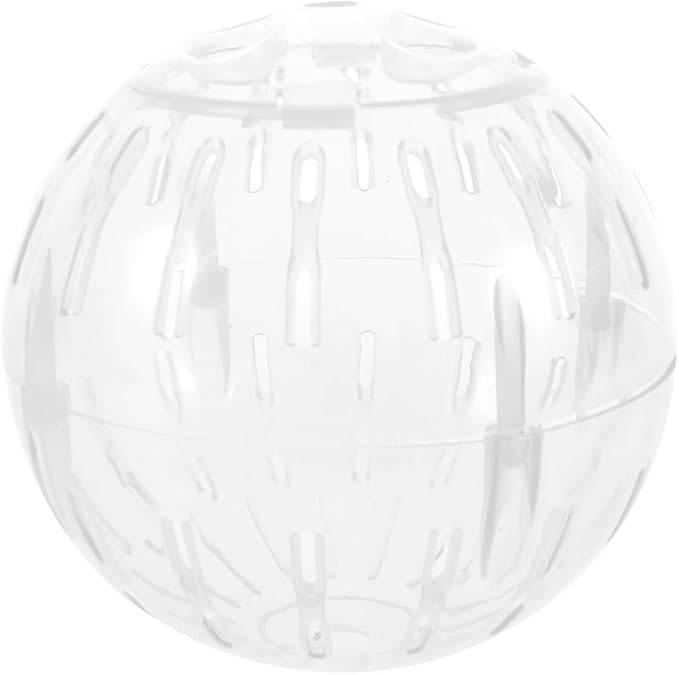 POPETPOP 4 Inch Hamster Running Ball Toy Transparent Exercise Ball for Small Pets Safe and Smooth Rolling Small Animal Activity Wheel