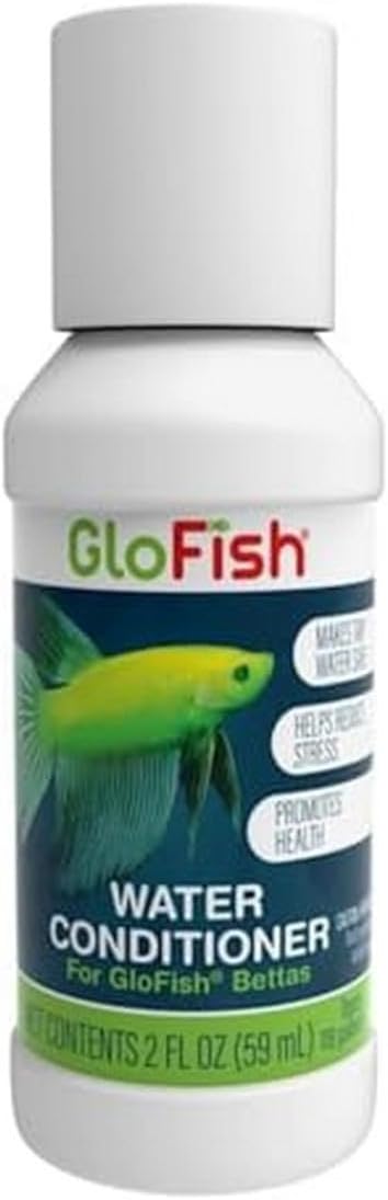 GloFish Water Conditioner Makes Tap Water Safe for Aquariums Betta Fish, 2 fl. oz, 2 FZ, Model Number: AQ-78302