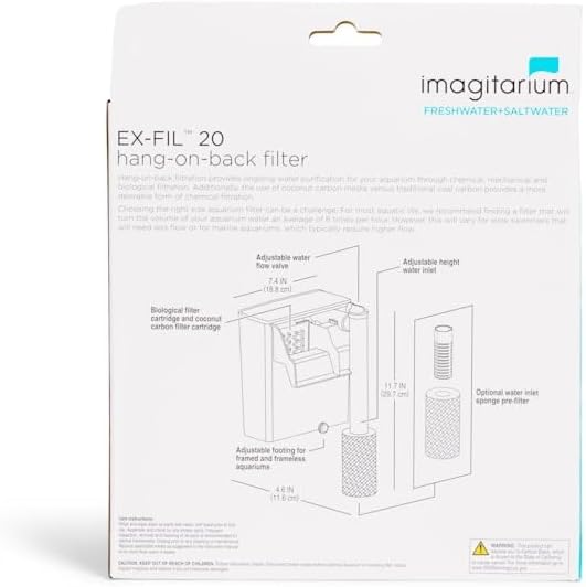 imagitarium by Petco EX-FIL 20 Hang-On-Back Filter 10-20 Gallons