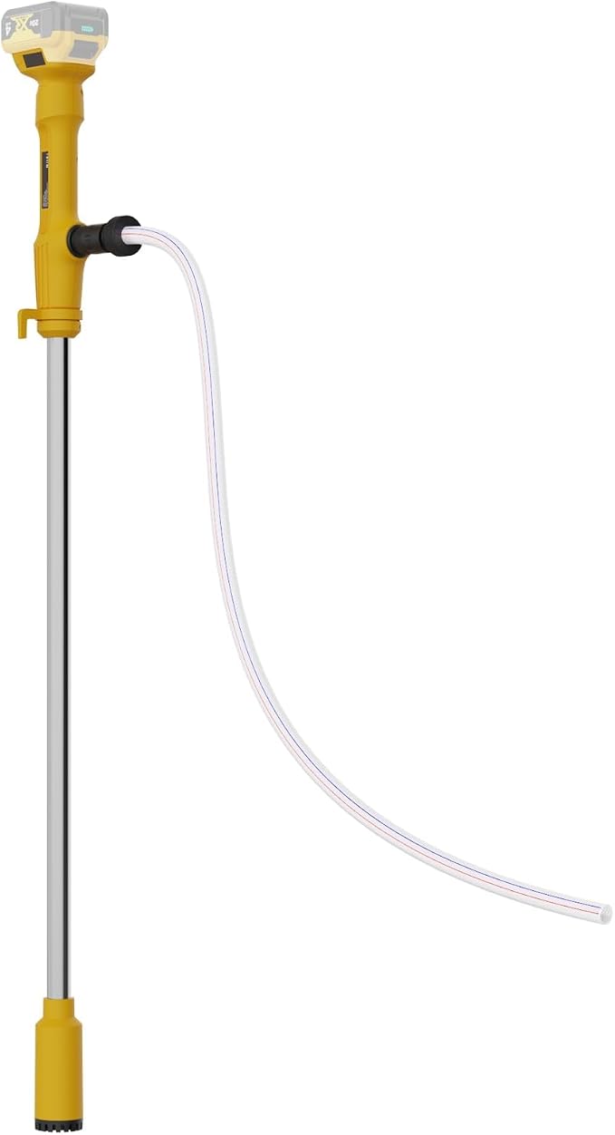 Cordless Stick Water Transfer Pump Compatible with Dewalt 20V Battery | Tool Only, 720 GPH Portable Electric Water Pump, Sump Pump, 160W Brushless Utility Water Pump for Pool, Garden, Pond and Boat