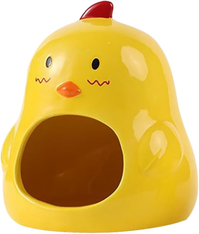 Toddmomy Ceramic Nest for Hamster Guinea Pig Hideaway Small Animal House Accessory