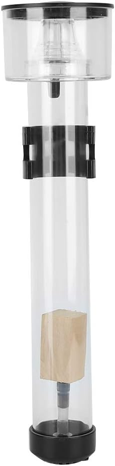 Joyzan Protein Skimmer, Fish Tank Separator Aquariums Acrylic Mini Protein Oil Removal Filter Film Processor Separating Accessory External Hang Back Saltwater Farming Small Coral Aquatic Pet Supplies