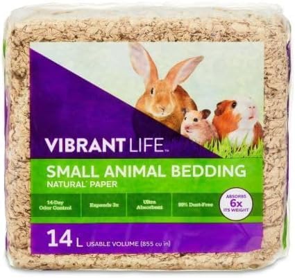 Vibrant~Life Small Animal Bedding, Natural Brown Paper, 14-L Bag
