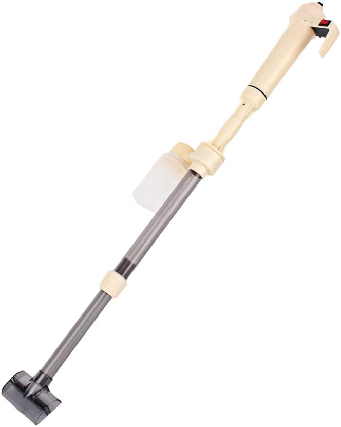 AYNEFY Electric Aquarium Gravel Cleaner, Batry Aquarium Acuum Abs Plastic Automatic Fish Vacuum, Efficient Water Siphon And Cleanup Tool, Fishtank Acuum Batry Pored For Small And Large